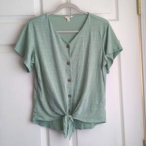 Weatherproof Vintage Soft Green Top